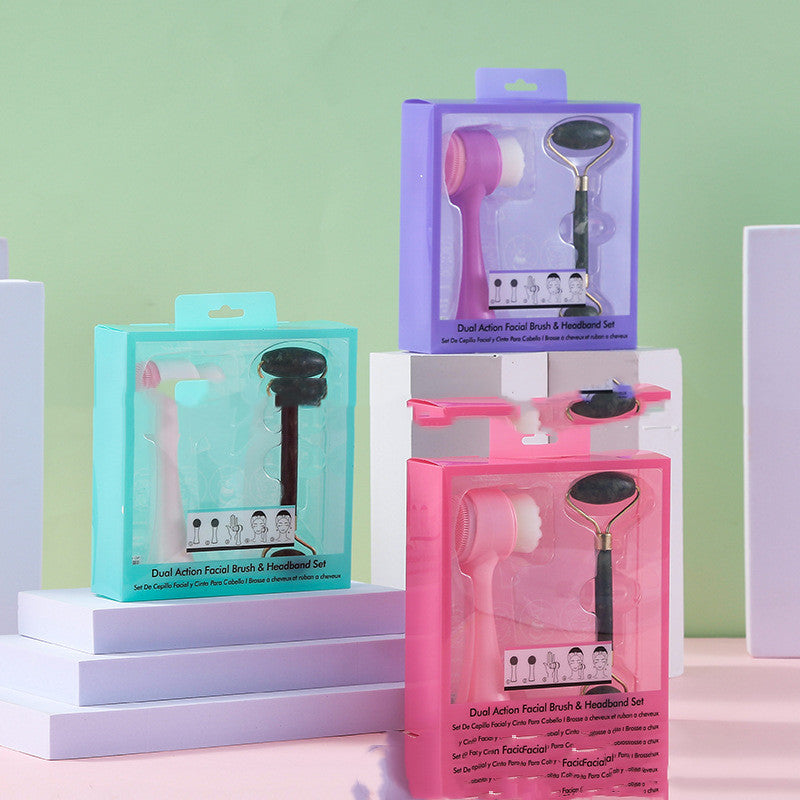 Rouleau de Jade pour Visage – Massage Facial Anti-âge & Contour des Yeux