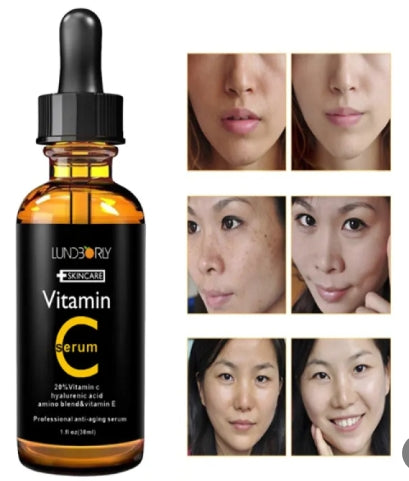 Sérum Visage à la Vitamine C – Éclat, Anti-taches & Anti-âge